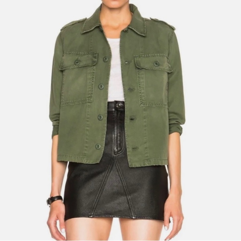 Amo green military jacket/shirt